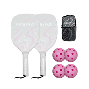 Kesika Pickleball Paddles Premium Wooden Kit Set for 2pax