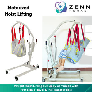 Patient Hoist Lifting Full Body Commode with Protective Hoyer Drive Transfer Belt
