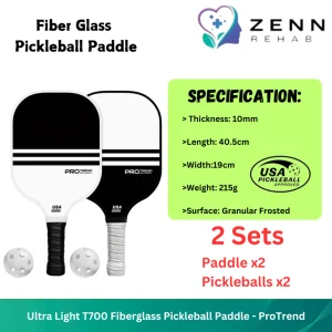 Ultra Light T700 Fiberglass Pickleball Paddle USAPA Approved - Pro Trend