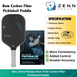 Ben Johns Perseus Raw T700 Carbon Fiber Pickleball Paddle 匹克球碳纤维球拍