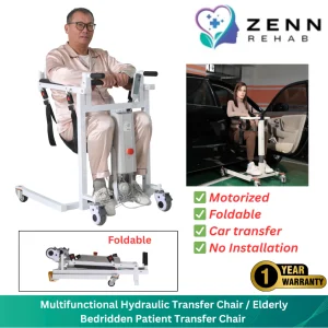 Motorized Electric Foldable Patient Lift Transfer Chair for Seamless Mobility Wheelchair Lift Car Lift Aid Transport