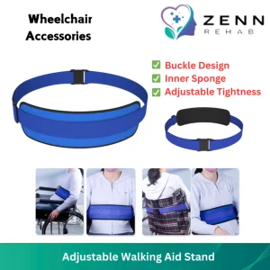 Adjustable Wheelchair Fix Seat Restraint Belt Restraint Strap